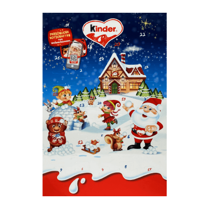 Адвент-Календарь Kinder Mini Mix Advent-Calendar 150g - Retromagaz