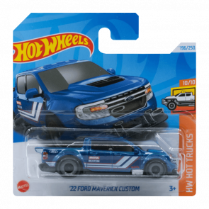 Машинка Базова Hot Wheels '22 Ford Maverick Custom Hot Trucks 1:64 HRY78 Blue