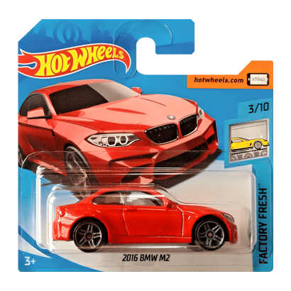 Машинка Базовая Hot Wheels 2016 BMW M2 Factory Fresh 1:64 FJY17 Red - Retromagaz