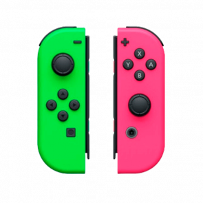 Контроллеры Беспроводной Nintendo Switch Joy-Con Neon Green Neon Pink Б/У - Retromagaz