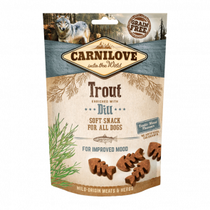 Лакомства для Собак Carnilove Dog Crunchy Snack Trout Dill 200g