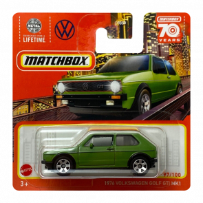 Машинка Велике Місто Matchbox 1976 Volkswagen Golf GTI MK1 Metro 1:64 HLC96 Green