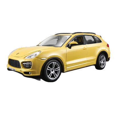 Машинка Bburago Porsche Cayenne Turbo 1:24 Yellow - Retromagaz