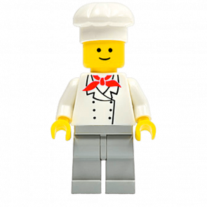 Фігурка Lego People 973px3 Chef Light Gray Legs City chef004 Б/У - Retromagaz