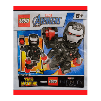 Конструктор Lego Фигурка Marvel War Machine Paper Bag Super Heroes 242401 sh0987 Новый - Retromagaz