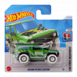 Машинка Базовая Hot Wheels Nissan Patrol Custom First Response 1:64 HTC89 Green