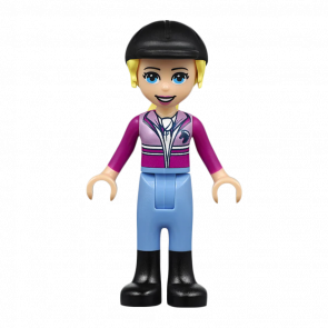 Фигурка Lego Girl Stephanie Medium Blue Pants Friends frnd285 1 Б/У - Retromagaz