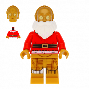 Фігурка Lego Дроїд C-3PO Santa Star Wars sw0680 1 Б/У - Retromagaz