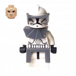 Фігурка Lego Республіка Clone Trooper Phase 1 Dark Grey Visor Pauldron Kama Star Wars sw0203 Б/У - Retromagaz