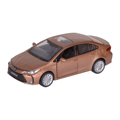 Машинка Автопром Toyota Corolla Hybrid 1:32 Bronze - Retromagaz