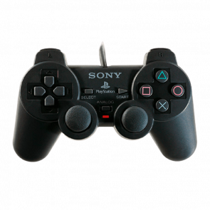 Геймпад Дротовий Sony PlayStation 1 DualShock SCPH-1200 Black 2m Б/У Відмінний