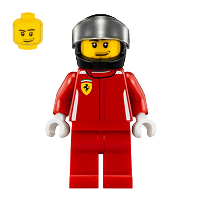 Фигурка Lego Speed Champions Ferrari Race Car Driver 1 Другое sc001 Б/У - Retromagaz