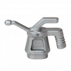 Госп. Інвентар Lego 4шт Oil Can Ribbed Handle 11402c 6103444 Flat Silver Б/У - Retromagaz