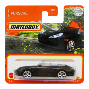 Машинка Велике Місто Matchbox Porsche 911 Carrera Cabriolet Highway 1:64 GXM72 Black