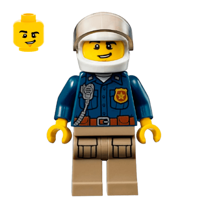 Фігурка Lego Police 973pb3011 Mountain Officer Male City cty0868 Б/У - Retromagaz