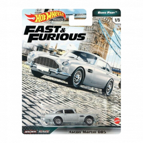 Машинка Premium Hot Wheels Aston Martin DB5 Fast & Furious 1:64 GPK55 Silver