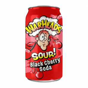 Напиток Warheads Sour Black Cherry Soda 330ml - Retromagaz