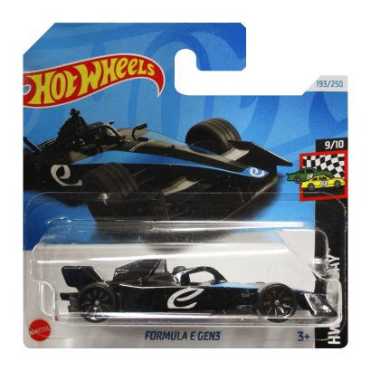 Машинка Базова Hot Wheels Formula E Gen3 Race Day 1:64 HRY66 Black - Retromagaz