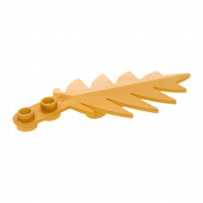 Растение Lego Листья 2шт Tree Palm Leaf Small 8 x 3 6148 6074322 Pearl Gold Б/У - Retromagaz