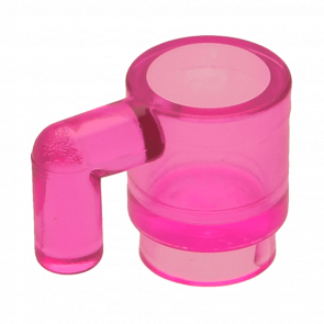 Посуда Lego 4шт Cup 3899 6264 28655 4143404 6167767 Trans-Dark Pink Б/У