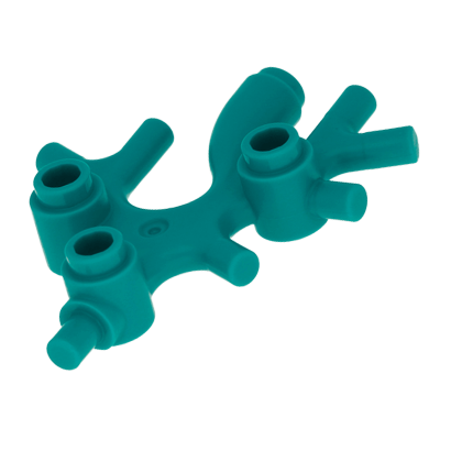 Растение Lego Другое 2шт Thallus Seaweed Coral 49577 6262134 Dark Turquoise Б/У - Retromagaz