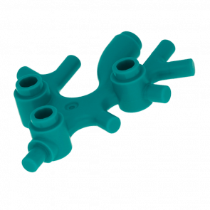 Растение Lego Другое 2шт Thallus Seaweed Coral 49577 6262134 Dark Turquoise Б/У - Retromagaz