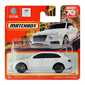 Машинка Велике Місто Matchbox '18 Bentley Bentayga Metro 1:64 HLC97 White - Retromagaz