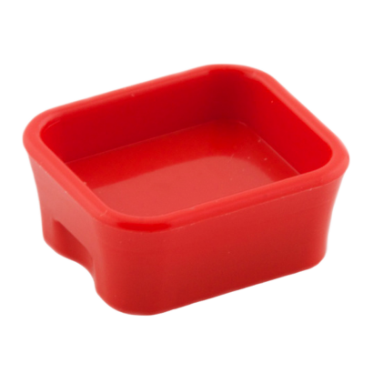 Посуда Lego 2шт Dish Rectangular 93082c 4652900 Red Б/У - Retromagaz