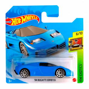 Машинка Базовая Hot Wheels '94 Bugatti EB110 SS Exotics 1:64 GRX25 Blue - Retromagaz