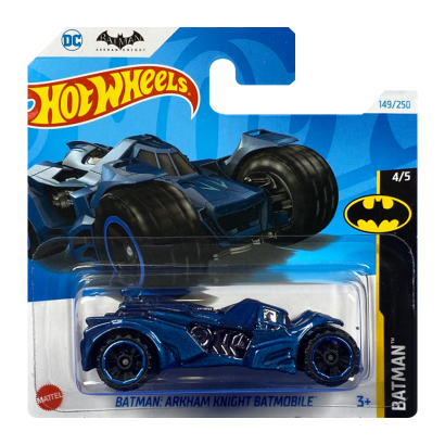 Машинка Базовая Hot Wheels Batman: Arkham Knight Batmobile Batman 1:64 HTD85 Blue - Retromagaz