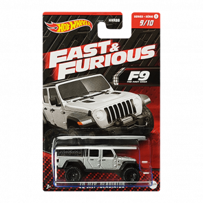 Тематическая Машинка Hot Wheels '20 Jeep Gladiator Fast & Furious 1:64 HNR99 Grey