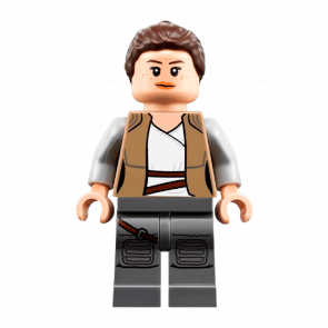 Фигурка Lego Джедай Rey Dark Tan Jacket Star Wars sw0888 Б/У - Retromagaz