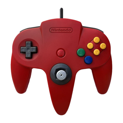 Геймпад Проводной Nintendo N64 NUS-005 Red 1.8m Б/У - Retromagaz