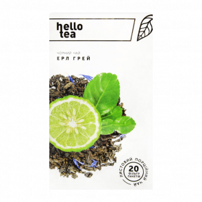 Чай Пакетований Чорний Hello Tea Ерл Грей 40г