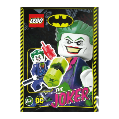 Конструктор Lego Фигурка The Joker Foil Pack DC Super Heroes 211905 sh0515 Новый - Retromagaz