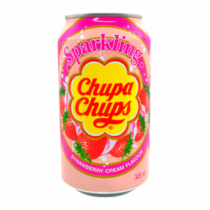 Напиток Chupa Chups Strawberry & Cream Flavour 345ml