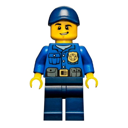 Фігурка Lego Police 973pb1551 Officer Gold Badge City cty0454 Б/У - Retromagaz