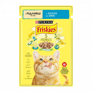 Влажный Корм для Кошек Purina Friskies Лосось 85g - Retromagaz