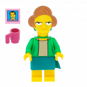 Фигурка Lego The Simpsons Edna Krabappel Cartoons colsim2-14 Новый