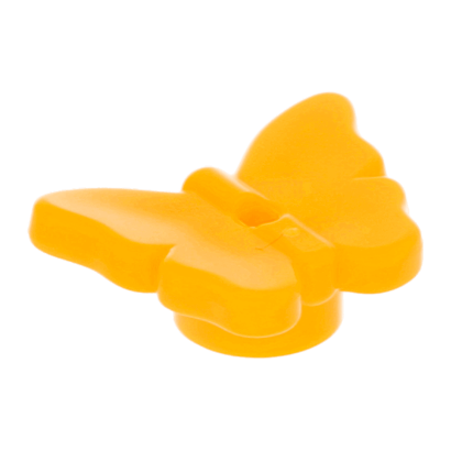 Фигурка Lego Воздух 4шт Butterfly with Stud Holder Animals 93081a 1 4625279 Bright Light Orange Б/У - Retromagaz