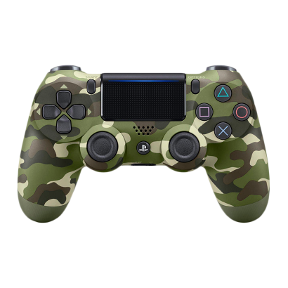 Геймпад Бездротовий Sony PlayStation 4 DualShock 4 Version 2 Green Camo Б/У Нормальний - Retromagaz