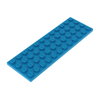 Пластина Lego Обычная 4шт 4 x 12 3029 6227258 6343650 Dark Azure Б/У - Retromagaz