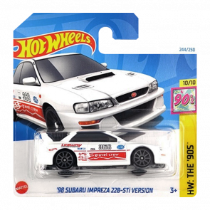 Машинка Базовая Hot Wheels '98 Subaru Impreza 22B STi-Version The `90S 1:64 HTB12 White