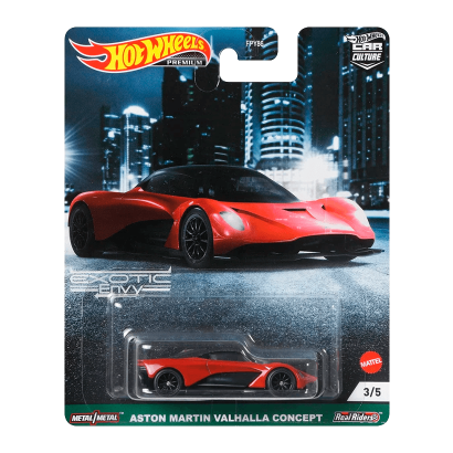 Машинка Premium Hot Wheels Aston Martin Valhalla Concept Exotic Envy 1:64 GRJ75 Red - Retromagaz