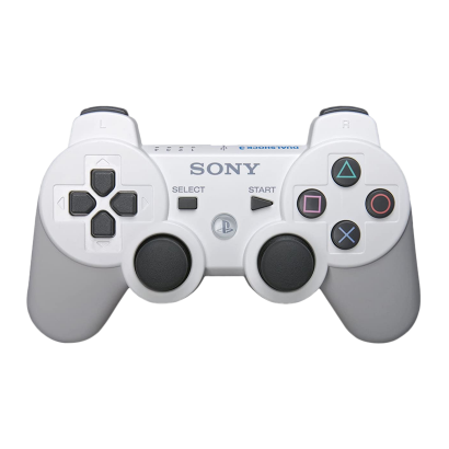 Геймпад Беспроводной Sony PlayStation 3 DualShock 3 White Б/У Нормальный - Retromagaz