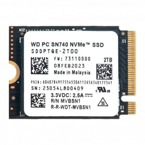 SSD Накопитель Western Digital SN740 Steam Deck 2TB