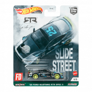 Машинка Premium Hot Wheels '20 Ford Mustang RTR Spec 5 Slide Street 1:64 GRJ80 Black