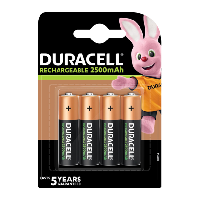 Аккумулятор Duracell AA 4шт NiMh Turbo 2500 mAh - Retromagaz