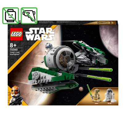 Конструктор Lego Джедайський Винищувач Йоди Star Wars 75360 Без Фігурок Новий - Retromagaz