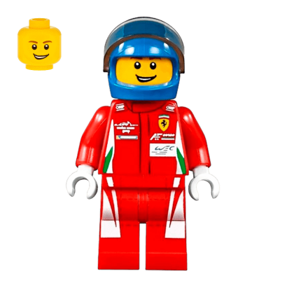 Фігурка Lego Speed Champions Ferrari 488 GTE Race Car Driver Інше sc066 Б/У - Retromagaz